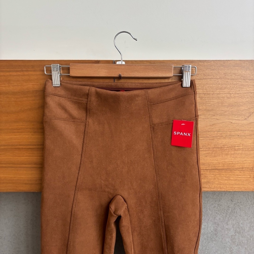 NWT SPANX High Waist Faux Suede Leggings, SIZE S/P - Picture 9 of 16